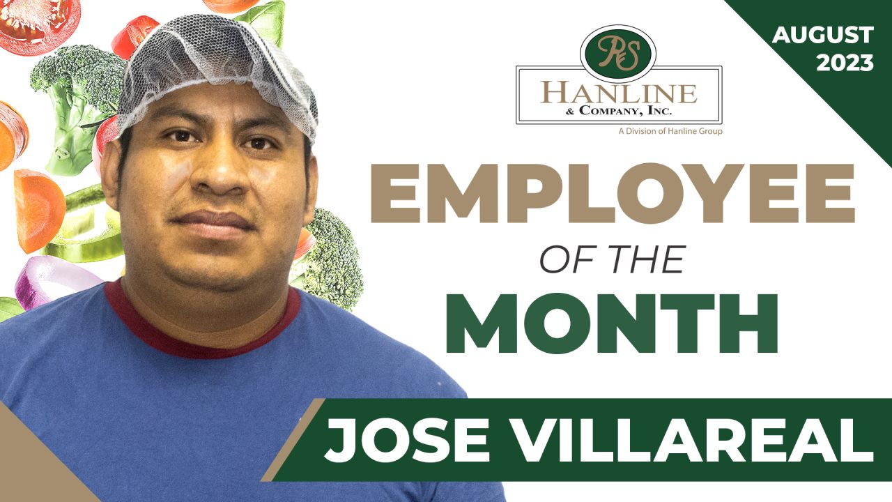 R.S. Hanline Employee of the Month August 2023 | Hanline Frozen Foods